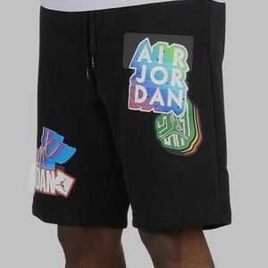 Nike Air Jordan Jumpman Sticker Fleece Shorts